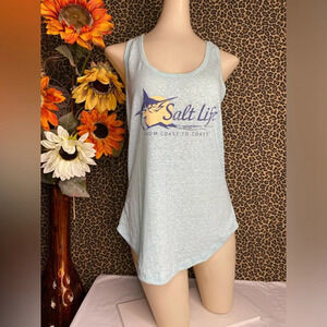 🦋B2G1🦋SALT LIFE Ocean MARLIN SUN COAST RacerBack Tank Top NWOT